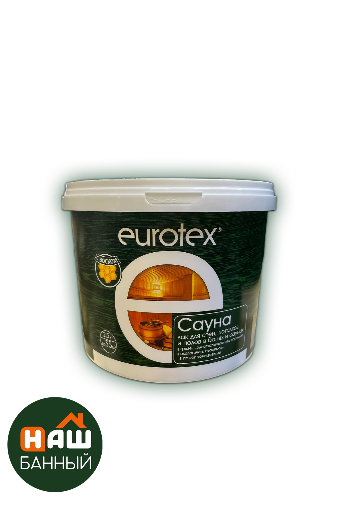 Лак для бани EUROTEX